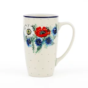 Kubek ceramiczny C52 0,4l <br> 2511X Polskie kwiaty